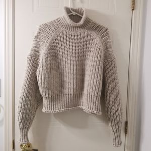 H&M chunky knit turtleneck sweater